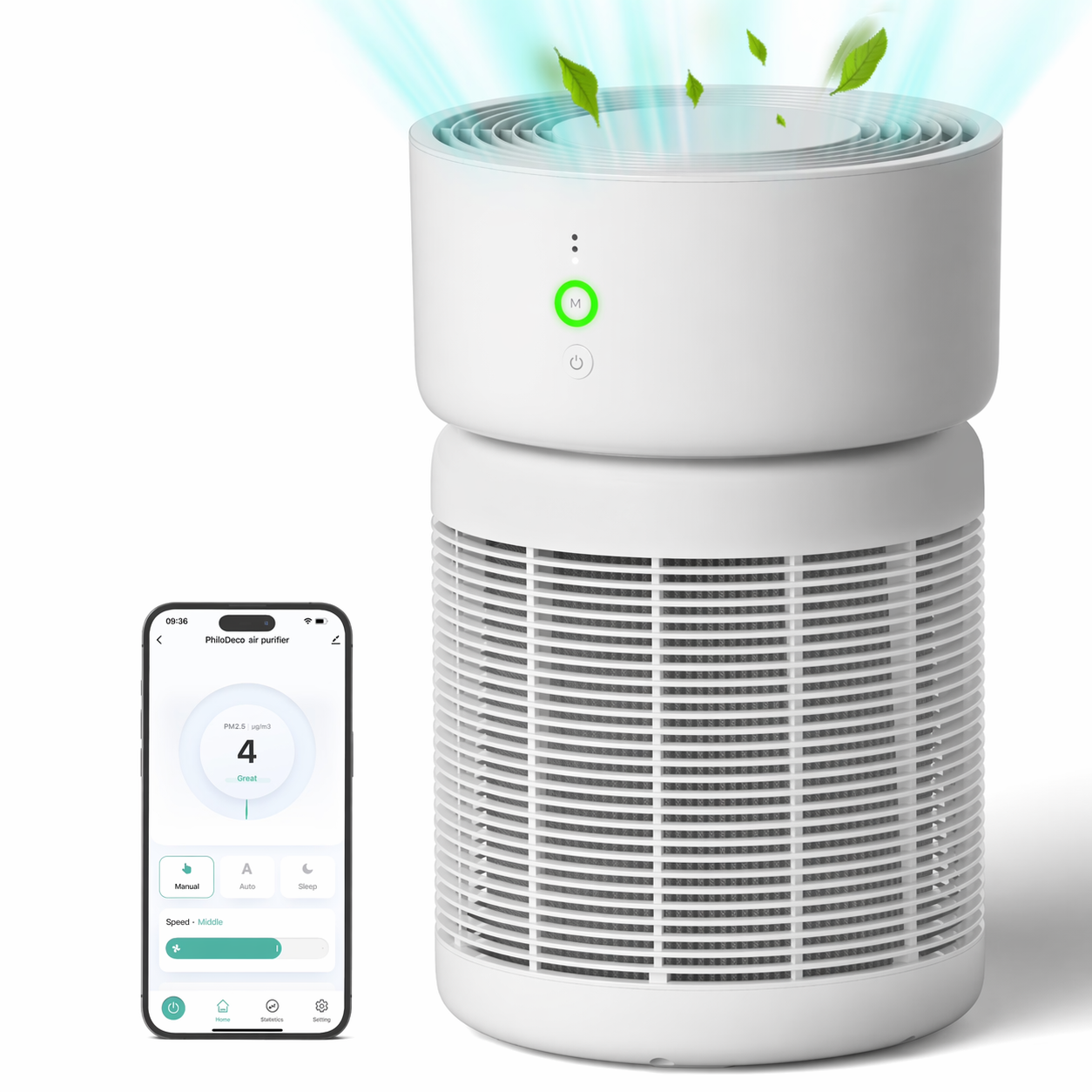HEPA air purifier for up to 3500 square feet