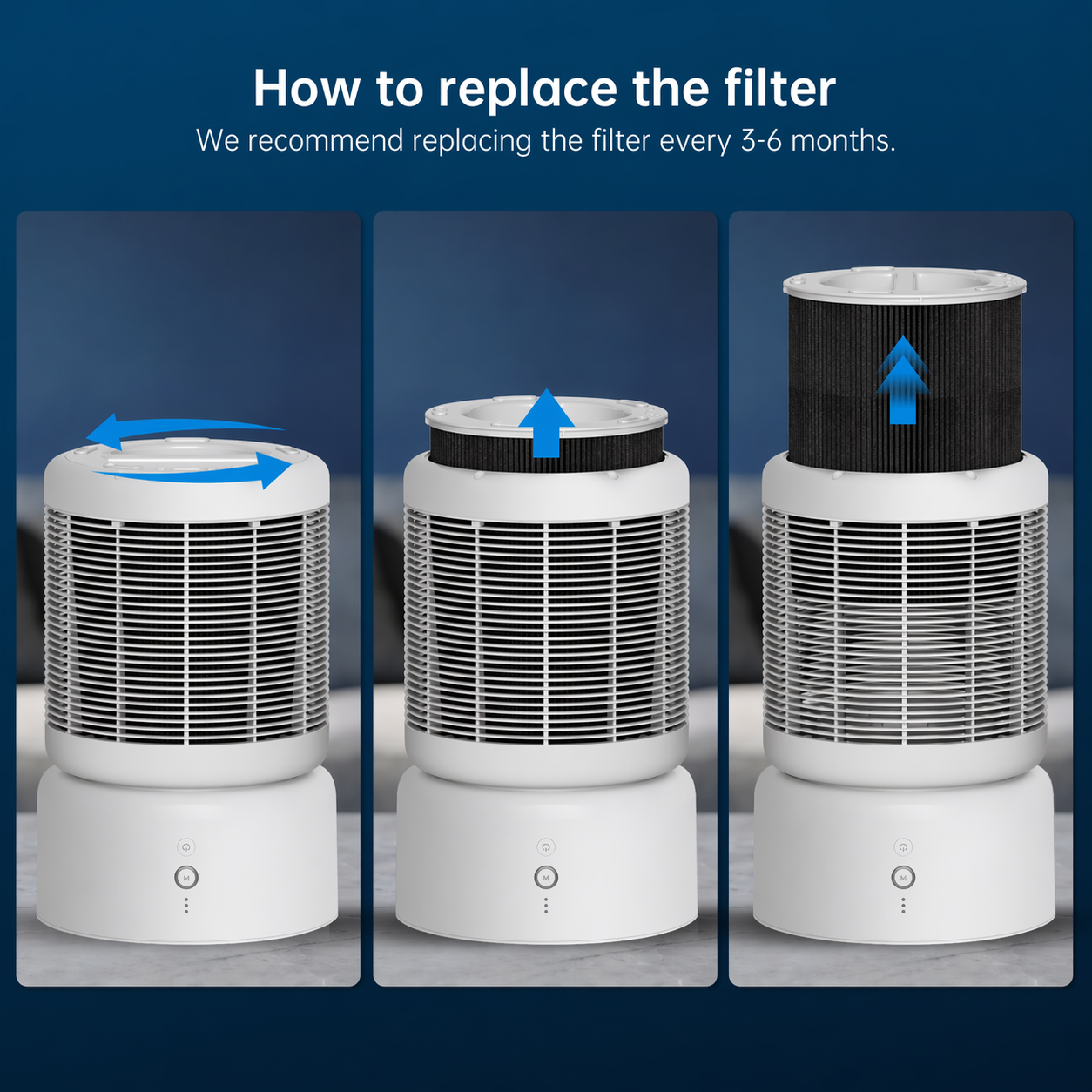 HEPA air purifier for up to 3500 square feet